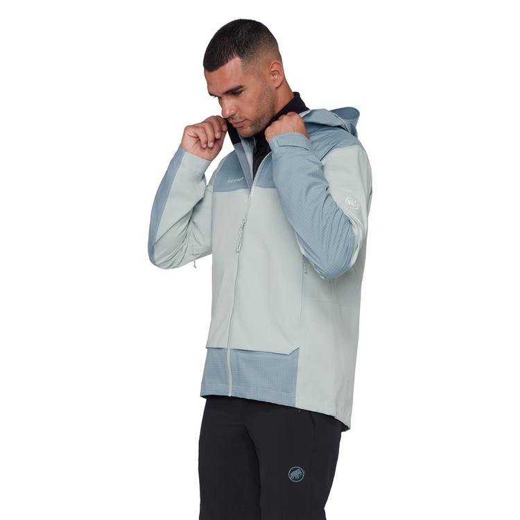 Mammut Mammut Ducan Guide HS Hooded Hardshelljacke Herren - silver sage-nebla - 2 | SportScheck