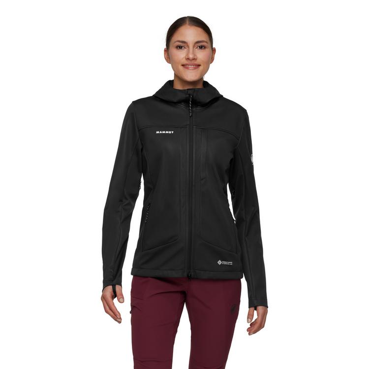 Mammut Mammut Ultimate VIII SO Hooded Softshelljacke Damen - black - 0 | SportScheck