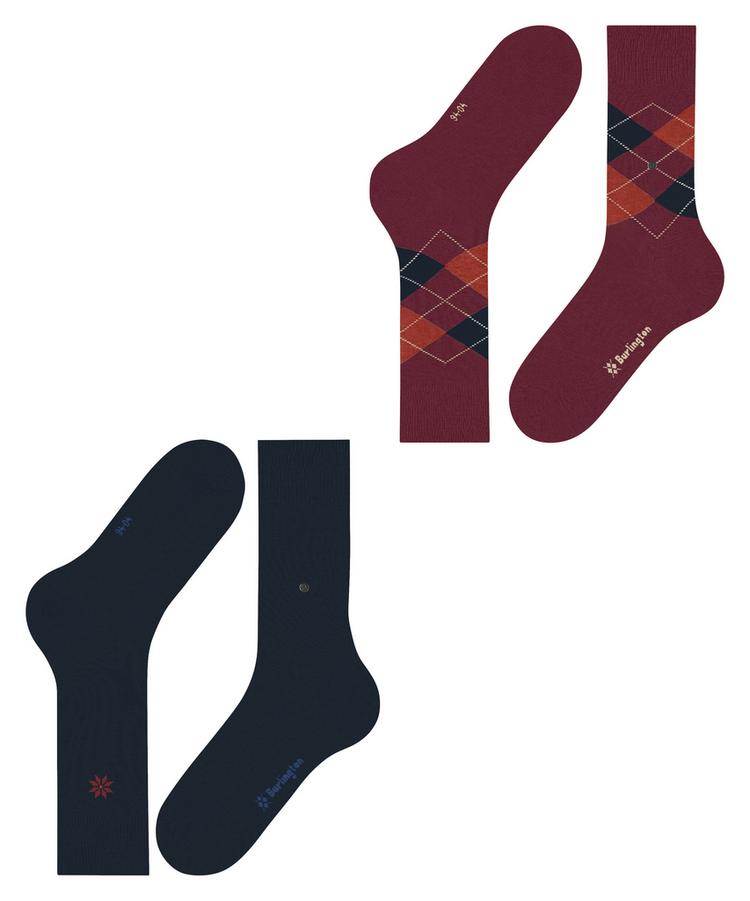 Burlington Burlington Everyday X-Mas 2-Pack Socken Herren - mouline (0800) - 2 | SportScheck