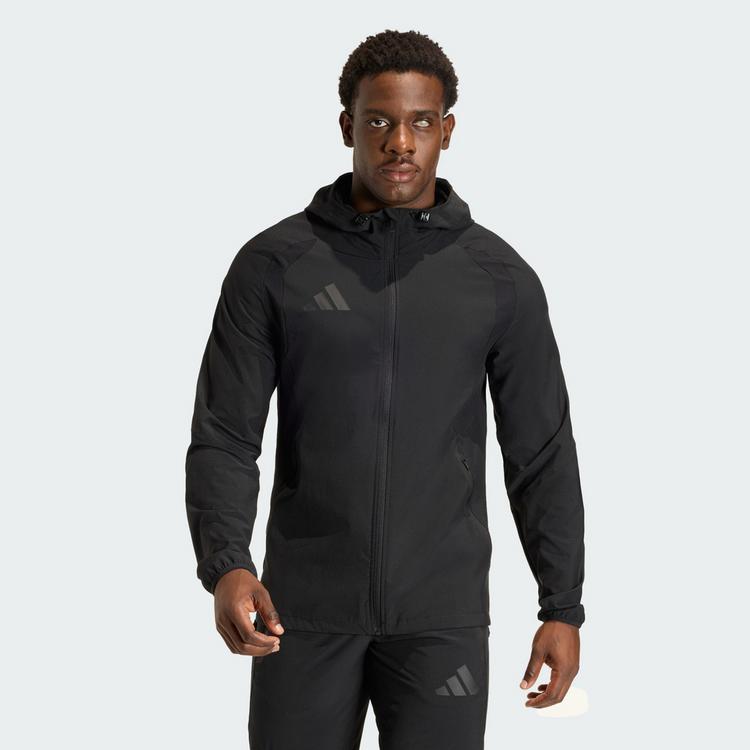adidas adidas TIRO TRAVEL WINDBREAKER Funktionsjacke Herren - Black / Black - 0 | SportScheck