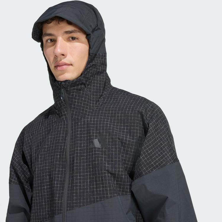 adidas adidas Terrex Xploric 2 Layer CLIMAPROOF Jacke Outdoorjacke Herren - Black / Carbon - 0 | SportScheck