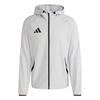 adidas TIRO TRAVEL WINDBREAKER Funktionsjacke Herren - Team Light Grey / Black