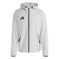adidas TIRO TRAVEL WINDBREAKER Funktionsjacke Herren - Team Light Grey / Black