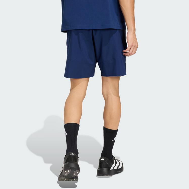 adidas adidas TIRO TRAVEL WOVEN SHORTS Fu&szlig;ballshorts Herren - Team Navy Blue 2 / Black - 1 | SportScheck