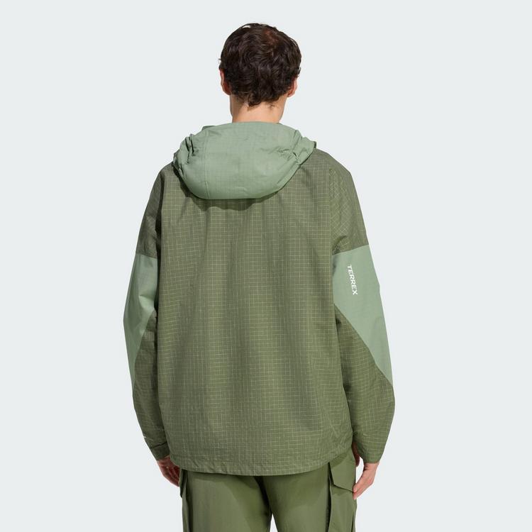 adidas adidas Terrex Xploric 2 Layer CLIMAPROOF Jacke Outdoorjacke Herren - Olive Strata / Tent Green - 1 | SportScheck