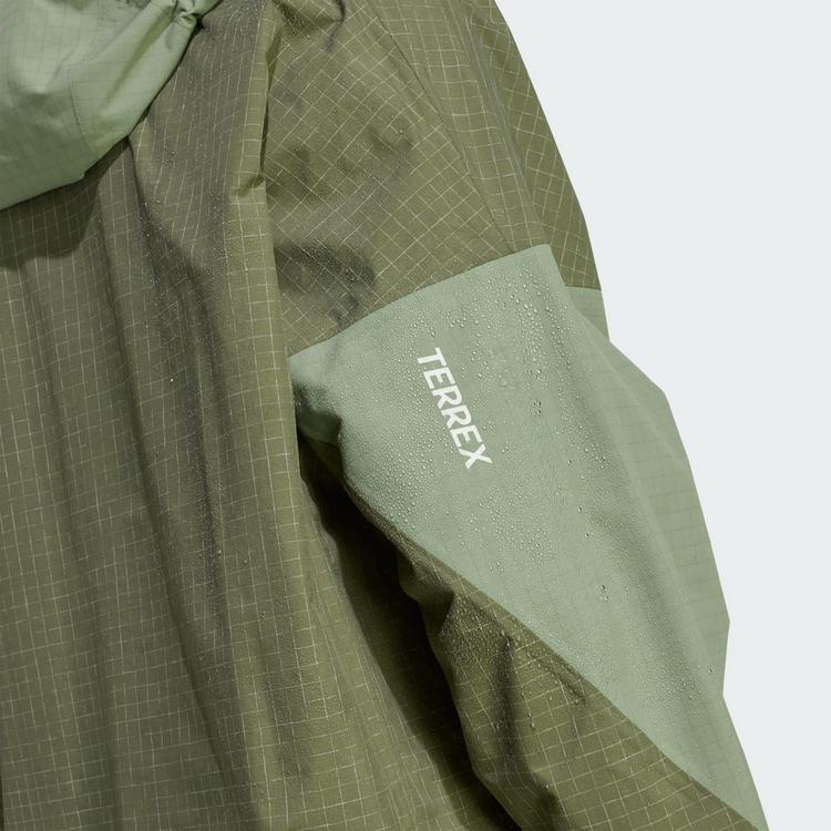 adidas adidas Terrex Xploric 2 Layer CLIMAPROOF Jacke Outdoorjacke Herren - Olive Strata / Tent Green - 2 | SportScheck