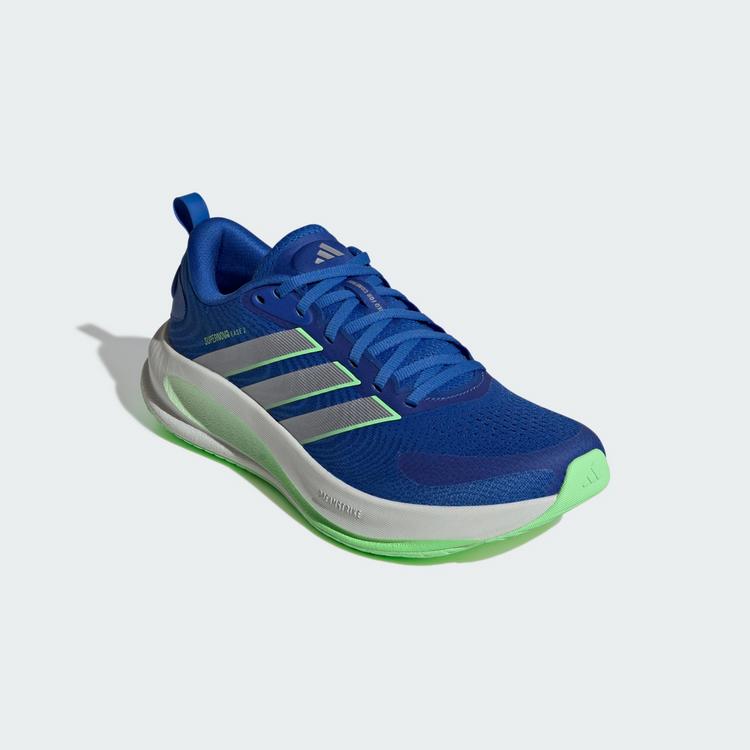 adidas adidas SUPERNOVA EASE 2 RUNNING SCHUHE Laufschuhe Herren - Blue / Silver Metallic / Lime Burst - 3 | SportScheck