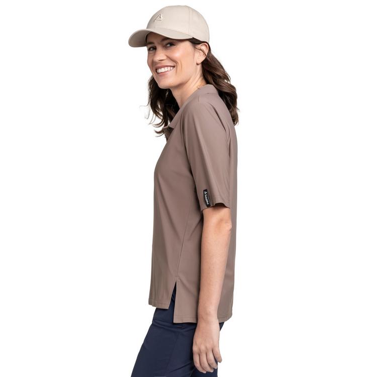 Sch&ouml;ffel Sch&ouml;ffel Jersey Polo Style Calmay WMN Poloshirt Damen - 3905 - braun - 2 | SportScheck
