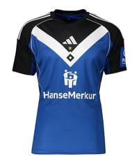 adidas Hamburger SV Trikot Heim 2025/2026 Wei&szlig; Trikot - blau