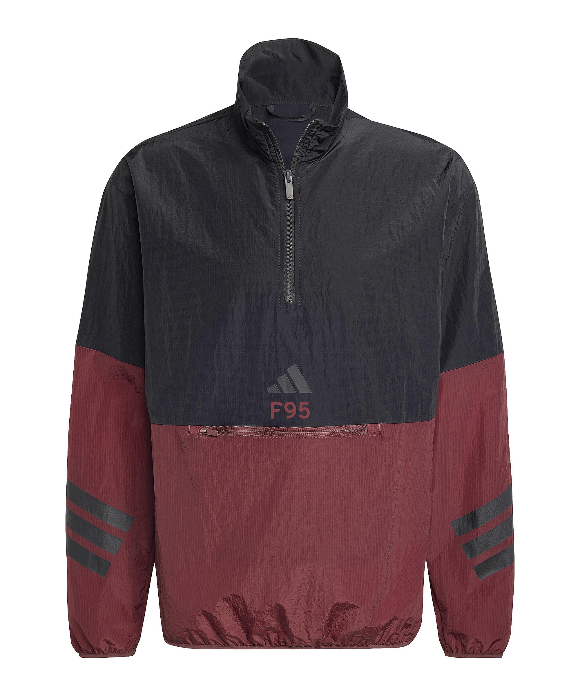 adidas Fortuna D&uuml;sseldorf Jacke Trainingsjacke Herren - schwarzrot