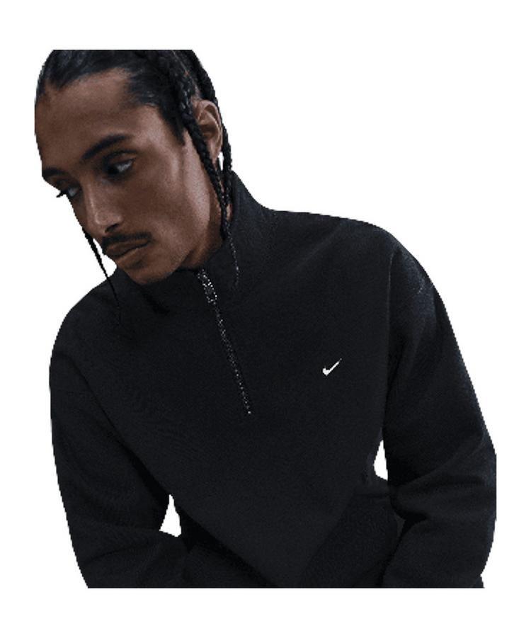 Nike Nike Solo Swoosh Sweatshirt Sweatshirt Herren - schwarzweiss - 1 | SportScheck