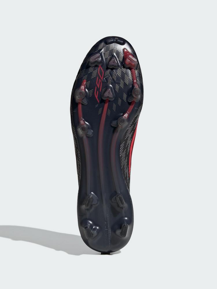 adidas adidas F50 Elite Fu&szlig;ballschuh, feste B&ouml;den Fu&szlig;ballschuhe - Core Black / Lucid Red / Core Black - 1 | SportScheck