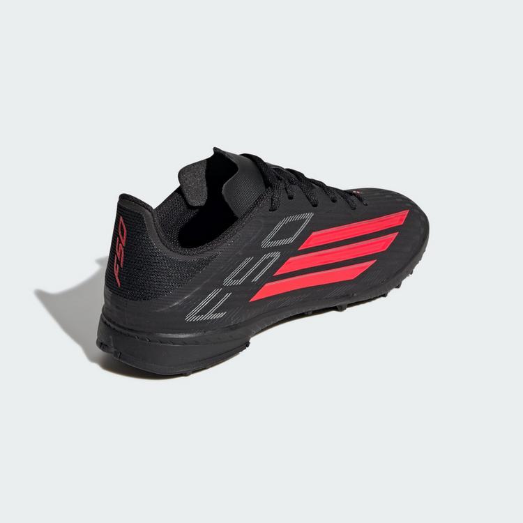 adidas adidas F50 League Kids Fu&szlig;ballschuh, Rollrasen Fu&szlig;ballschuhe Kinder - Core Black / Lucid Red / Core Black - 3 | SportScheck