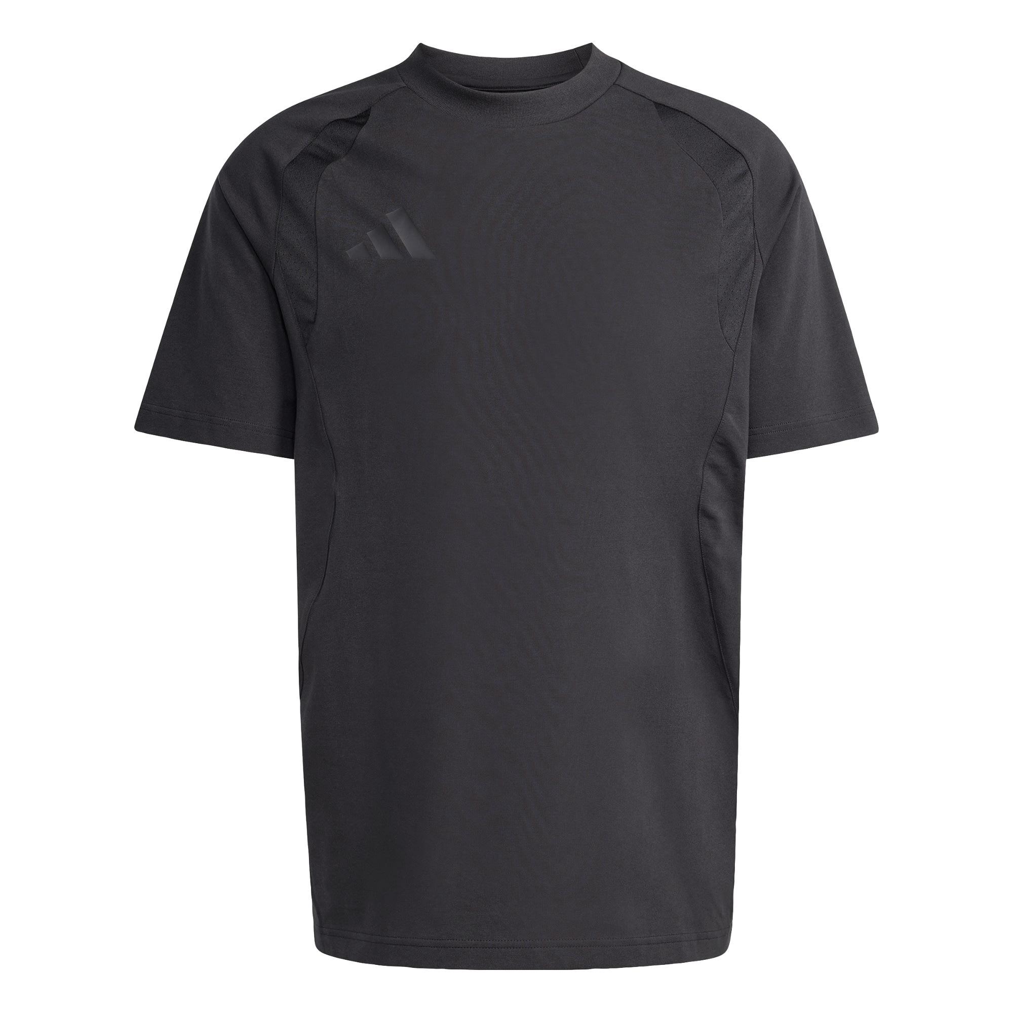 adidas Tiro Travel T-Shirt Funktionsshirt Herren - Black / Black