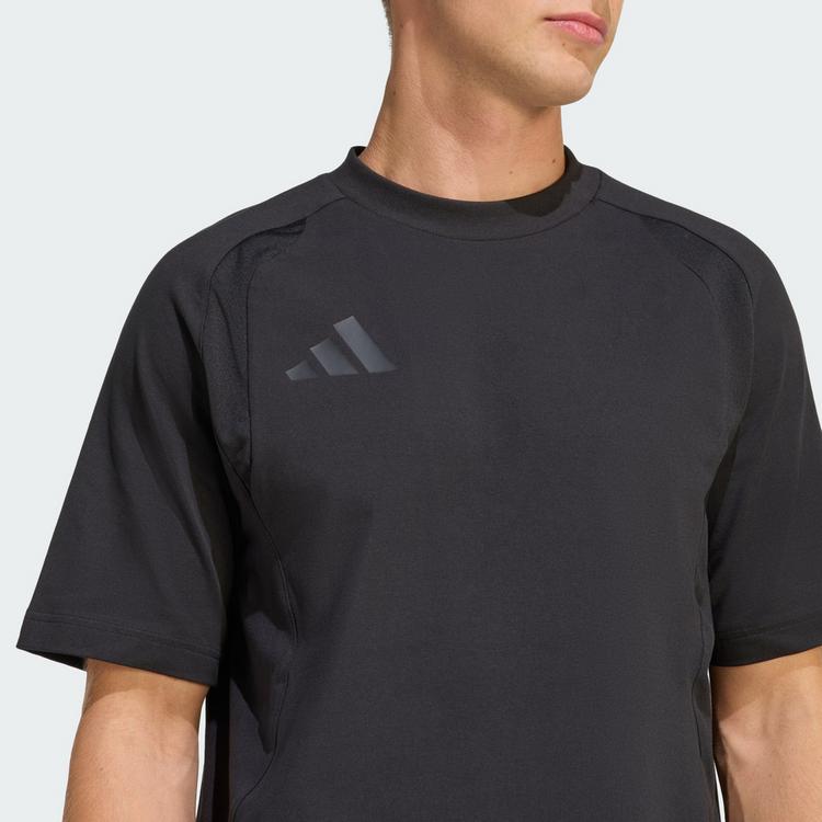 adidas adidas Tiro Travel T-Shirt Funktionsshirt Herren - Black / Black - 0 | SportScheck