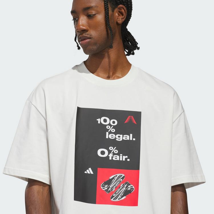 adidas adidas ANTHONY EDWARDS ARCHIVE T-SHIRT Basketball Shirt Herren - Cloud White - 0 | SportScheck