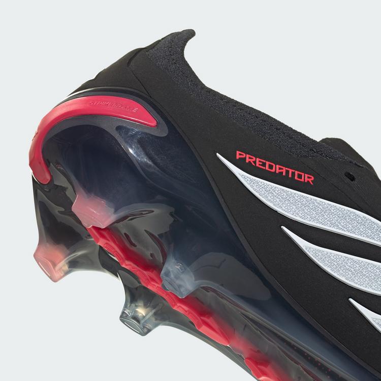 adidas adidas Predator Elite Fu&szlig;ballschuh, feste B&ouml;den Fu&szlig;ballschuhe - Core Black / Cloud White / Lucid Red - 5 | SportScheck