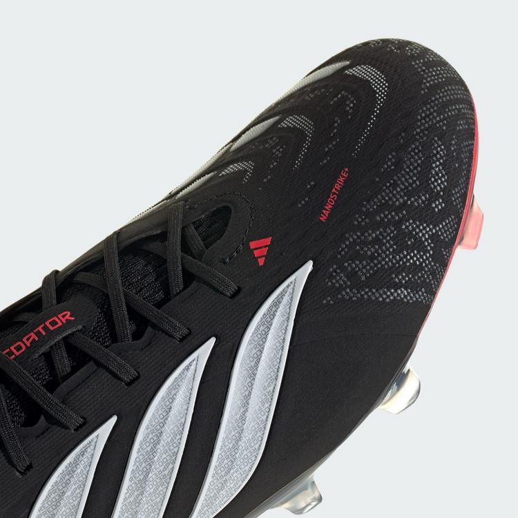 adidas adidas Predator Elite Fu&szlig;ballschuh, feste B&ouml;den Fu&szlig;ballschuhe - Core Black / Cloud White / Lucid Red - 6 | SportScheck