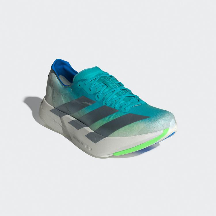 adidas adidas ADIZERO ADIOS PRO 4 SCHUH Laufschuhe Herren - Hi-Res Aqua / Iron Metallic / Grey One - 3 | SportScheck