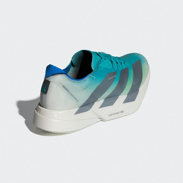 adidas adidas ADIZERO ADIOS PRO 4 SCHUH Laufschuhe Herren - Hi-Res Aqua / Iron Metallic / Grey One - 4 | SportScheck