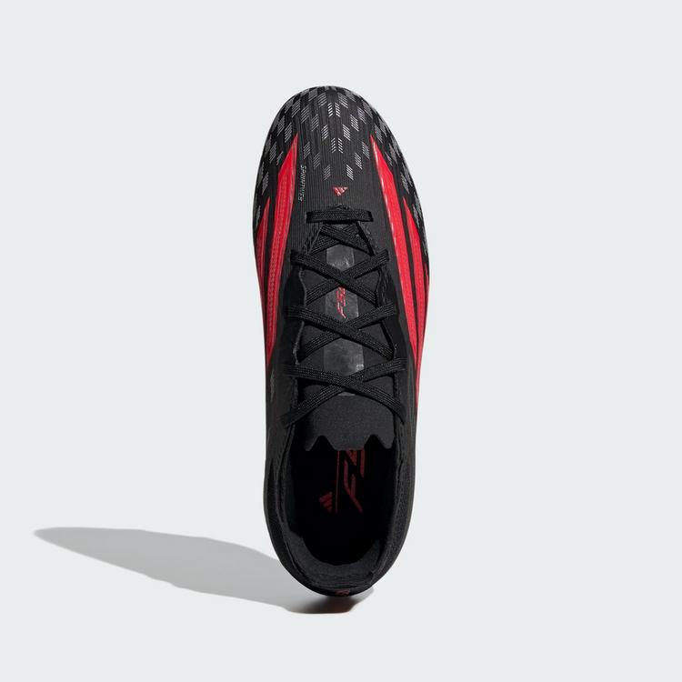 adidas adidas F50 ELITE Kids Fu&szlig;ballschuh, feste B&ouml;den Fu&szlig;ballschuhe Kinder - Core Black / Lucid Red / Core Black - 0 | SportScheck