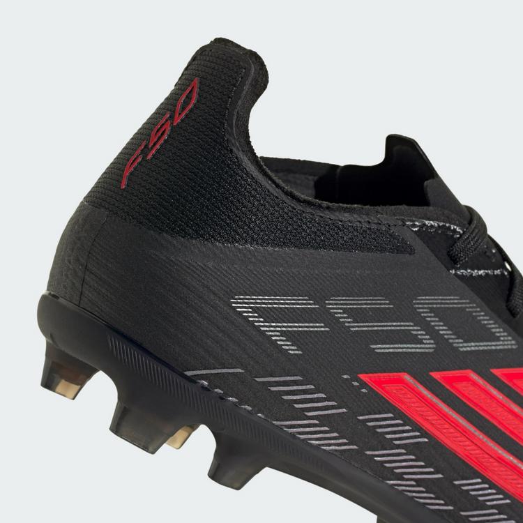 adidas adidas F50 ELITE Kids Fu&szlig;ballschuh, feste B&ouml;den Fu&szlig;ballschuhe Kinder - Core Black / Lucid Red / Core Black - 6 | SportScheck