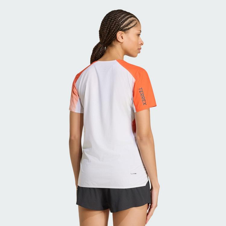 adidas adidas TERREX XPERIOR PRO T-SHIRT T-Shirt Damen - White / Semi Impact Orange - 1 | SportScheck