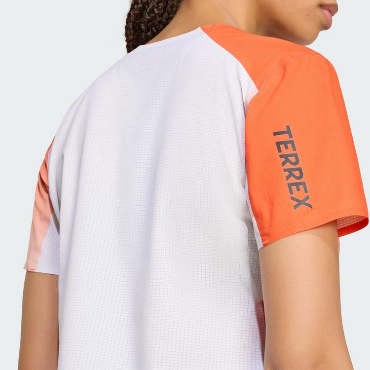 adidas adidas TERREX XPERIOR PRO T-SHIRT T-Shirt Damen - White / Semi Impact Orange - 1 | SportScheck