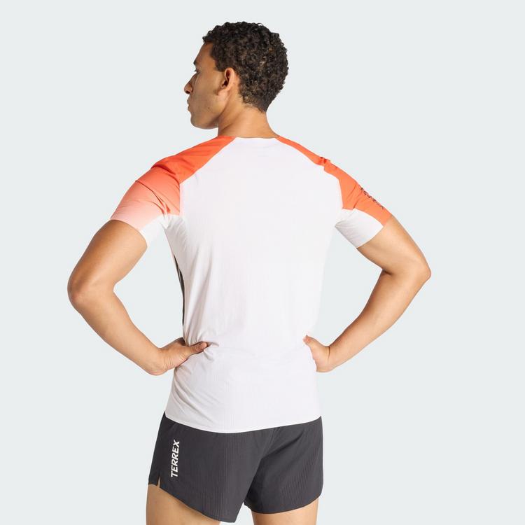 adidas adidas TERREX XPERIOR PRO T-SHIRT T-Shirt Herren - White / Semi Impact Orange - 1 | SportScheck