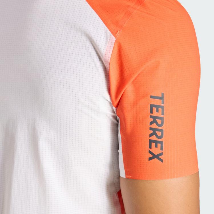 adidas adidas TERREX XPERIOR PRO T-SHIRT T-Shirt Herren - White / Semi Impact Orange - 1 | SportScheck