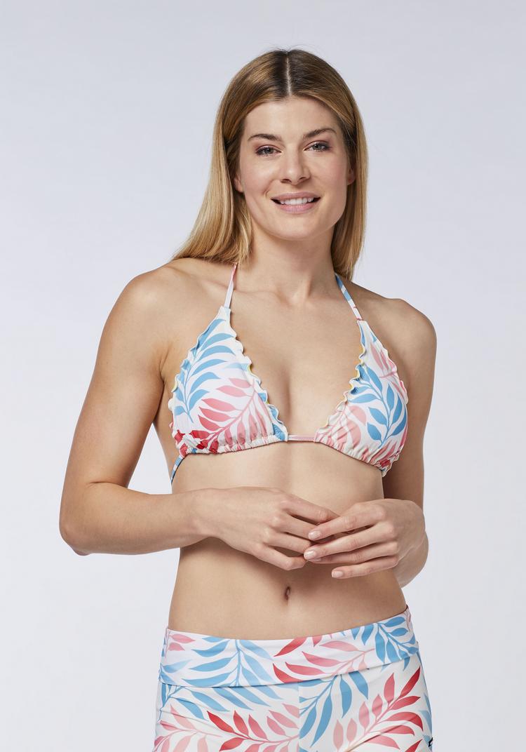 Chiemsee Chiemsee Bikini-Top Bikini Oberteil Damen - 2540 Red/Light Blue - 0 | SportScheck