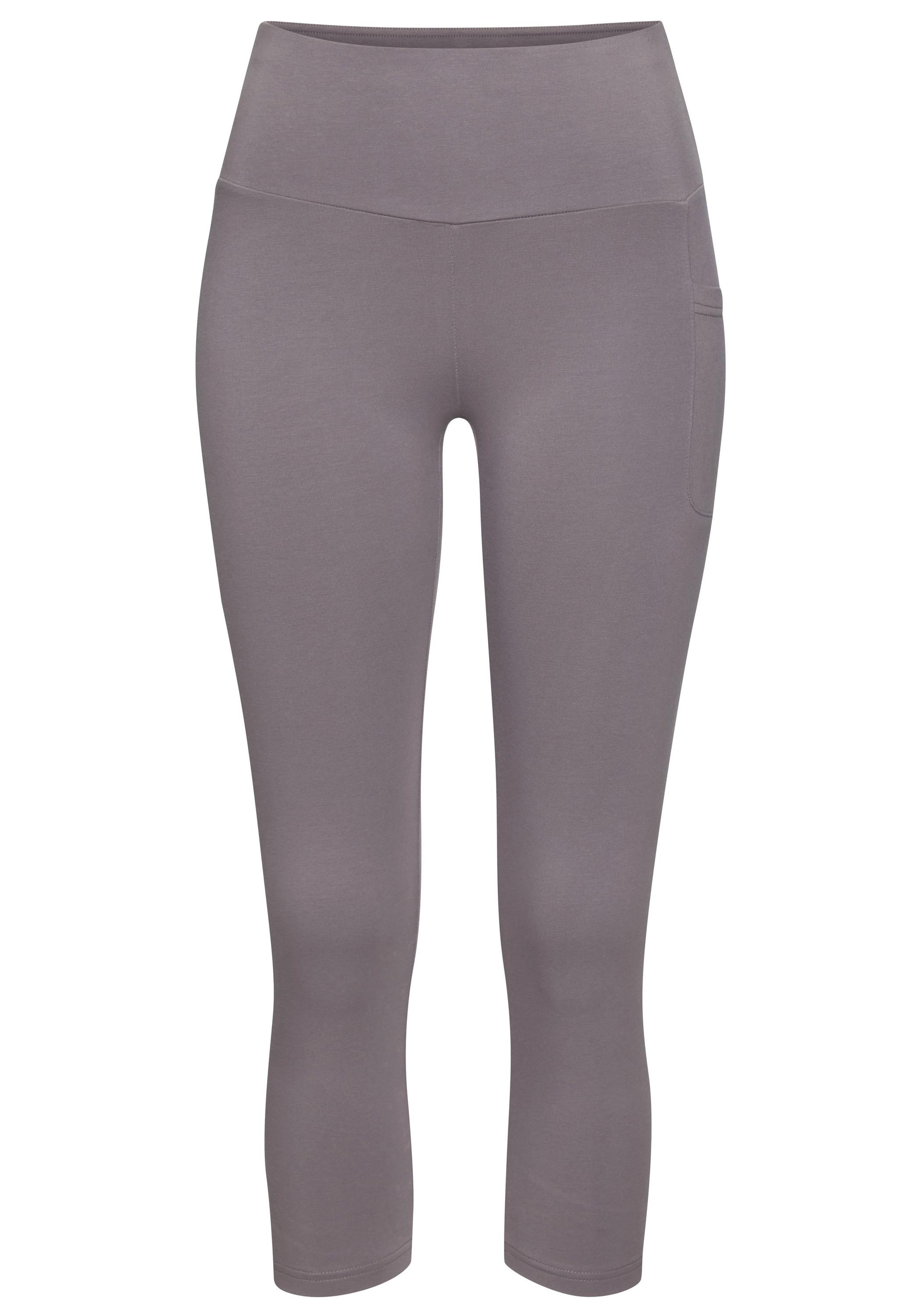 LASCANA Active 3/4-Leggings Tights Damen - lavendel