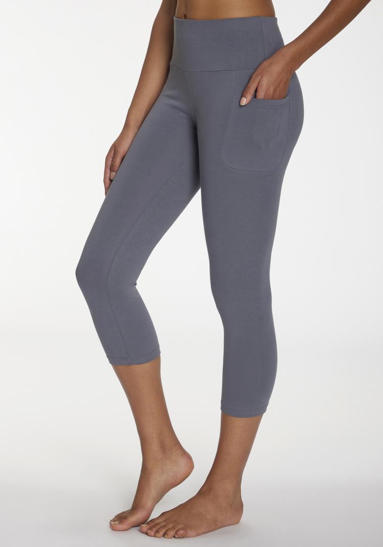 LASCANA Active LASCANA Active 3/4-Leggings Tights Damen - graublau - 1 | SportScheck