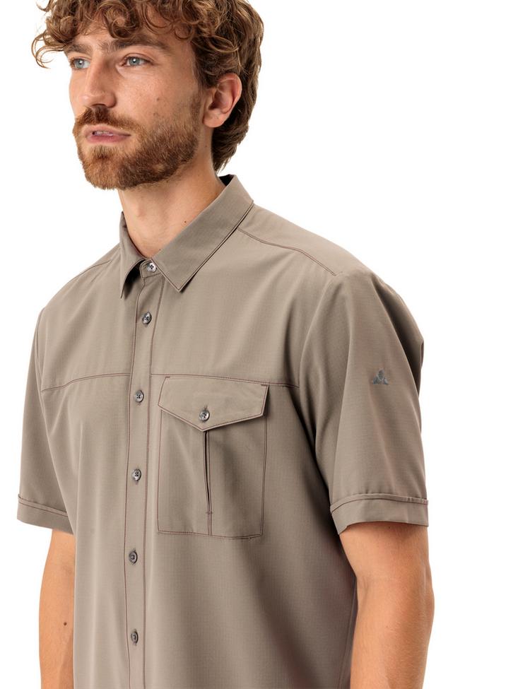 VAUDE VAUDE Men's Rosemoor Shirt II Funktionshemd Herren - linen uni - 1 | SportScheck