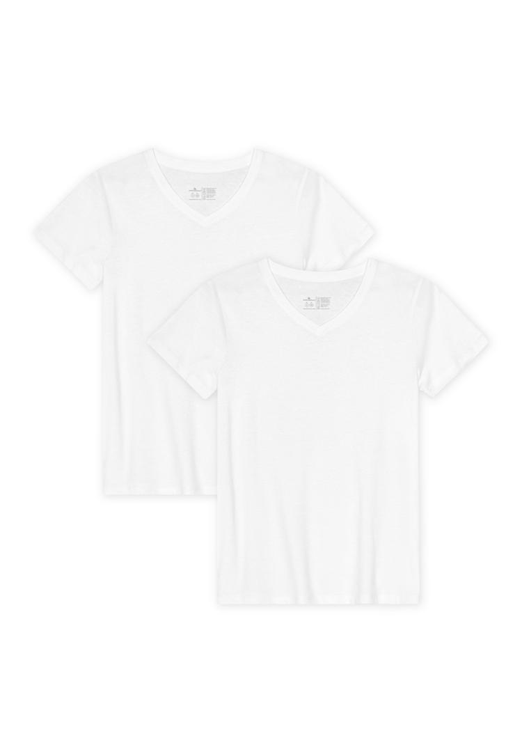 DANISH ENDURANCE DANISH ENDURANCE V T-Shirt Damen - pure white - 0 | SportScheck