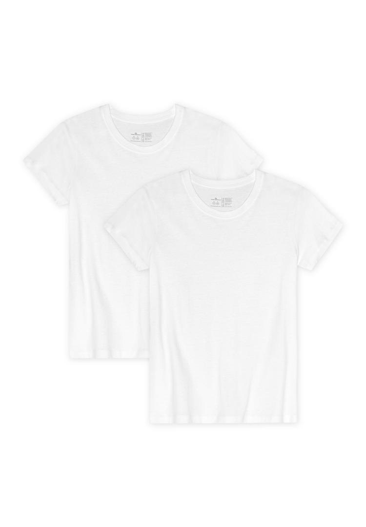DANISH ENDURANCE DANISH ENDURANCE Crew T-Shirt Damen - pure white - 0 | SportScheck