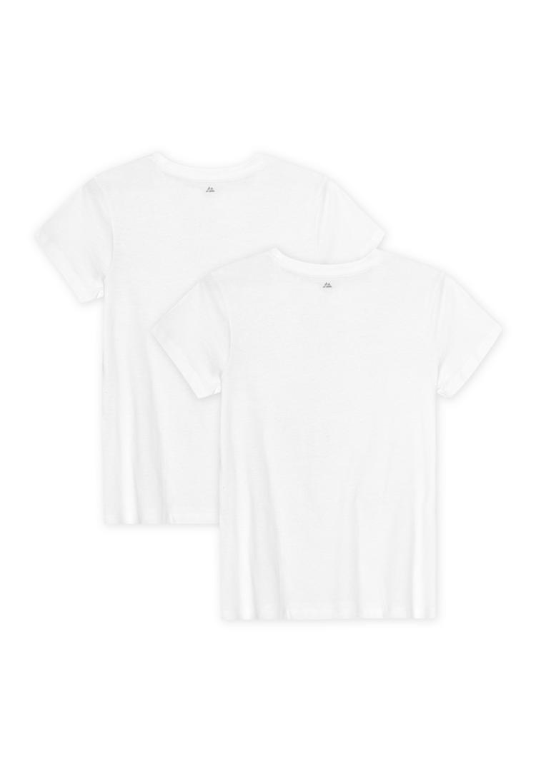 DANISH ENDURANCE DANISH ENDURANCE Crew T-Shirt Damen - pure white - 0 | SportScheck