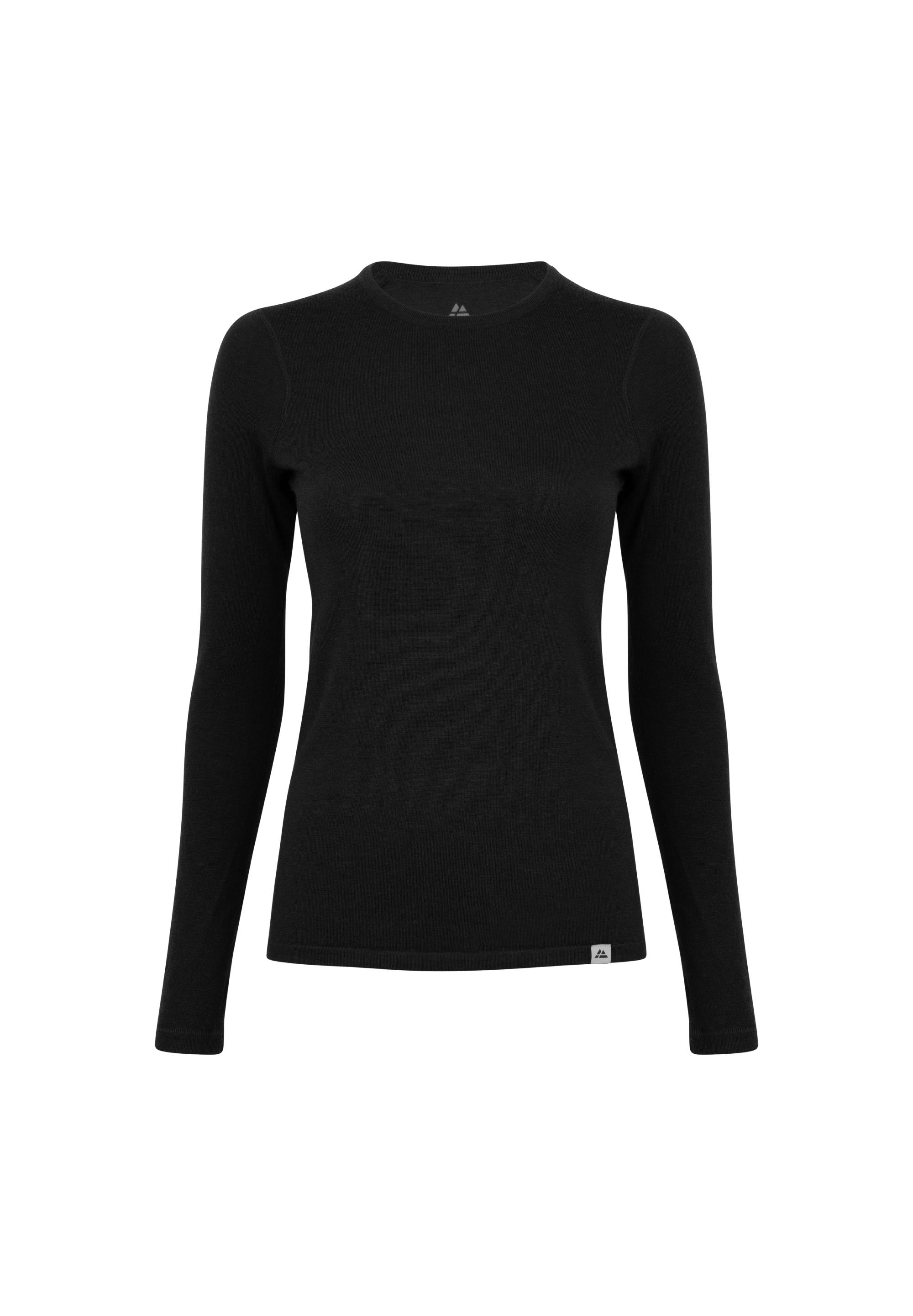 DANISH ENDURANCE Merino Unterhemd Damen - schwarz
