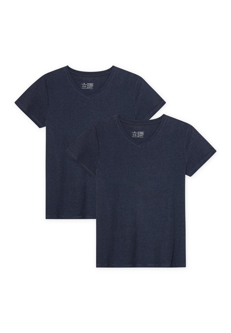 DANISH ENDURANCE DANISH ENDURANCE V T-Shirt Damen - dark navy - 0 | SportScheck