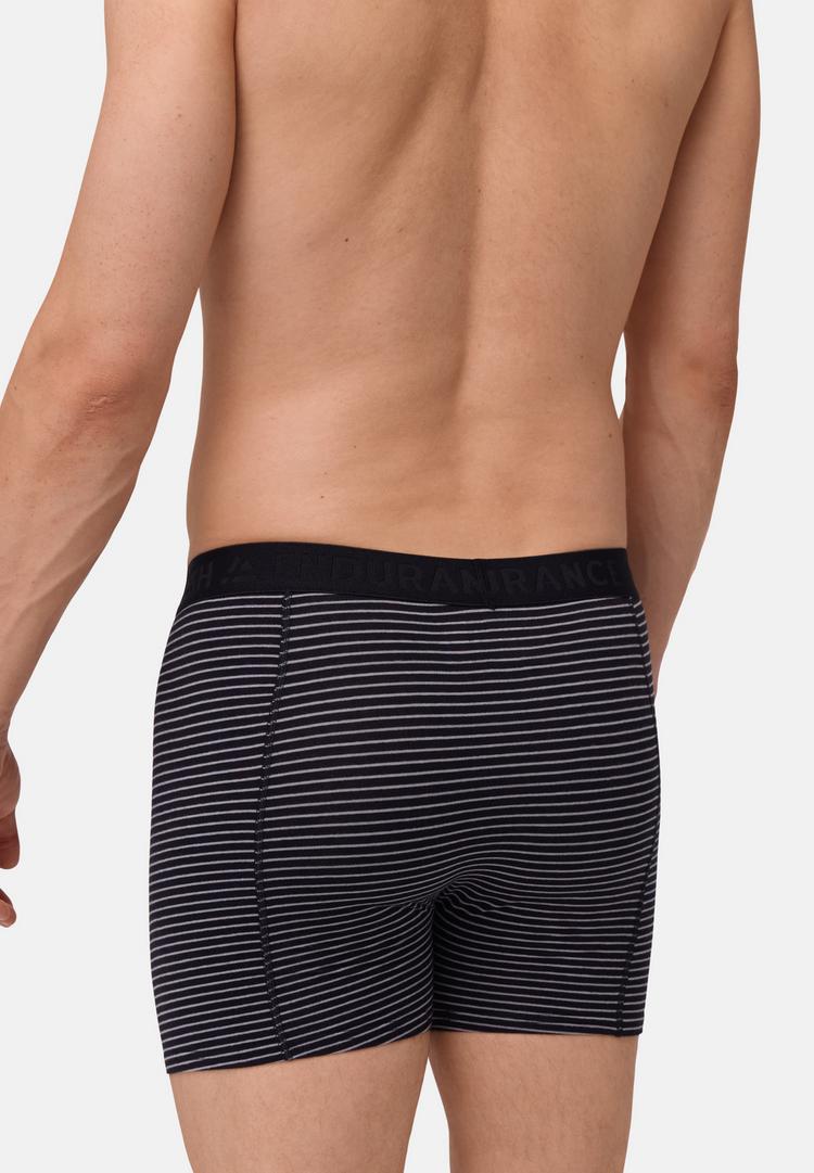 DANISH ENDURANCE DANISH ENDURANCE Organic Trunks Unterhose Herren - black/navy stripes - 2 | SportScheck