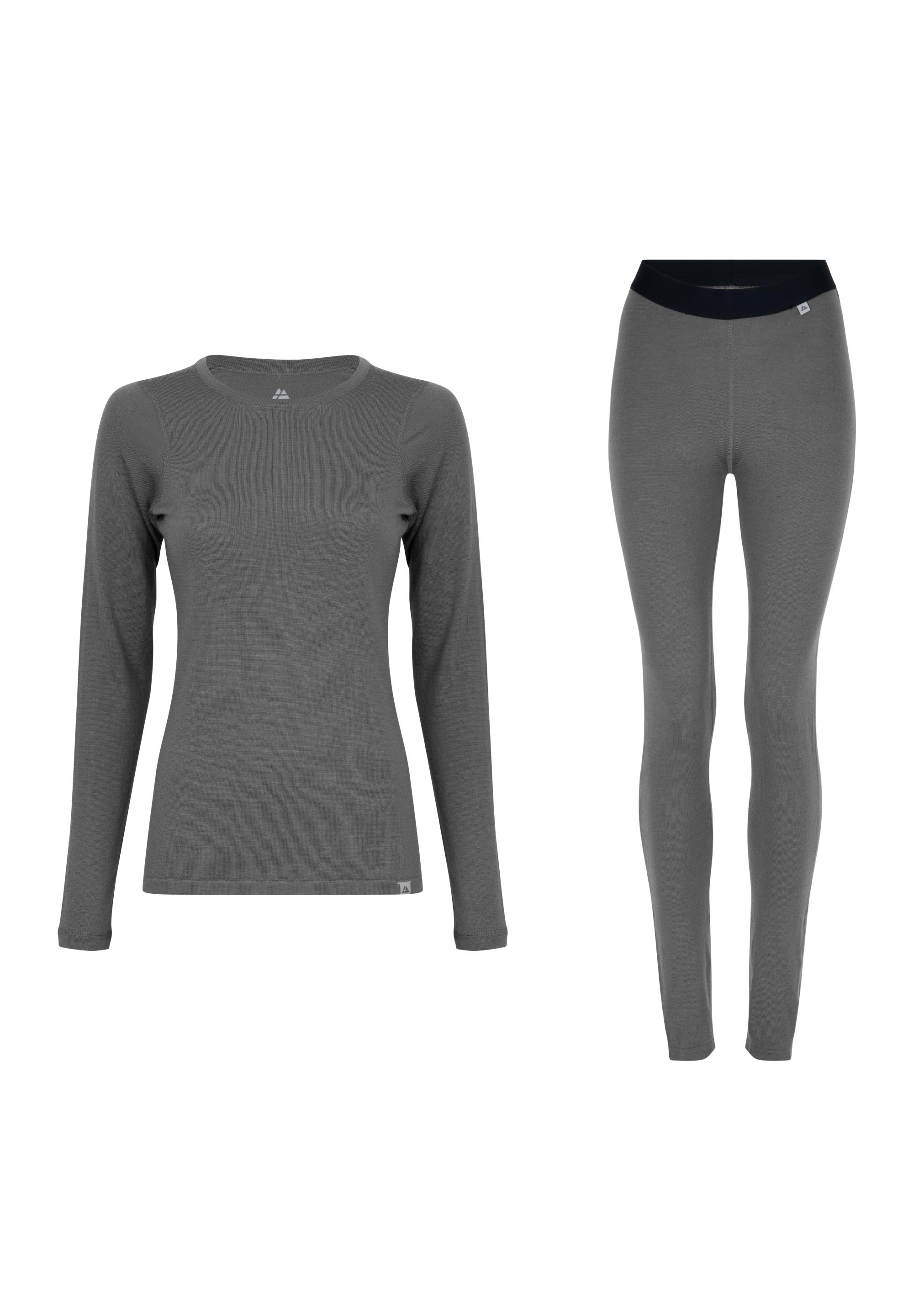 DANISH ENDURANCE Merino Baselayer W&auml;scheset Damen - grey