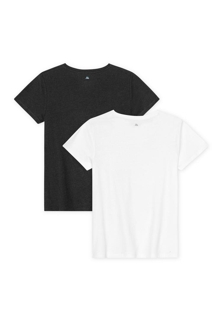 DANISH ENDURANCE DANISH ENDURANCE V T-Shirt Damen - White/Black - 0 | SportScheck