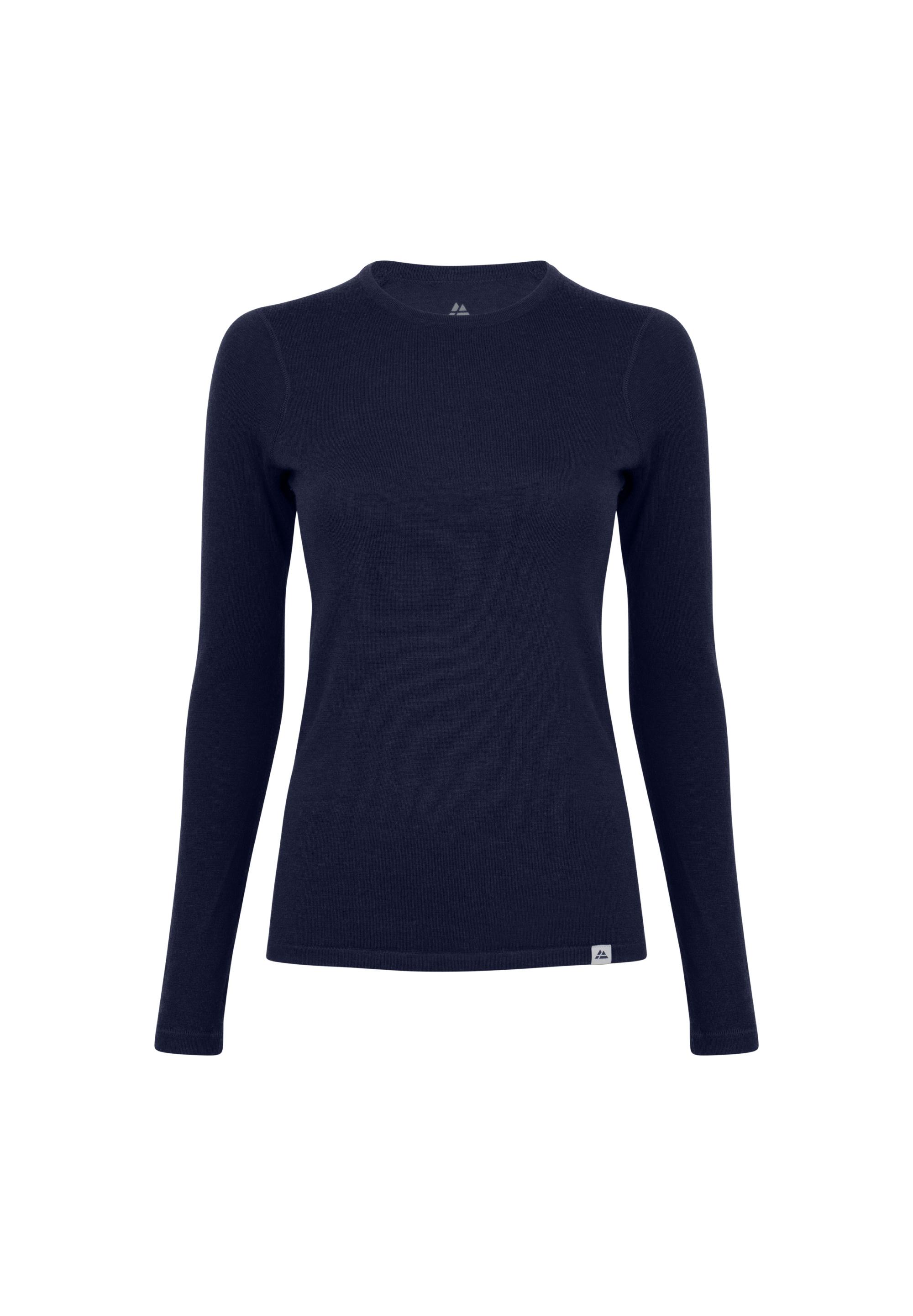 DANISH ENDURANCE Merino Unterhemd Damen - dark navy