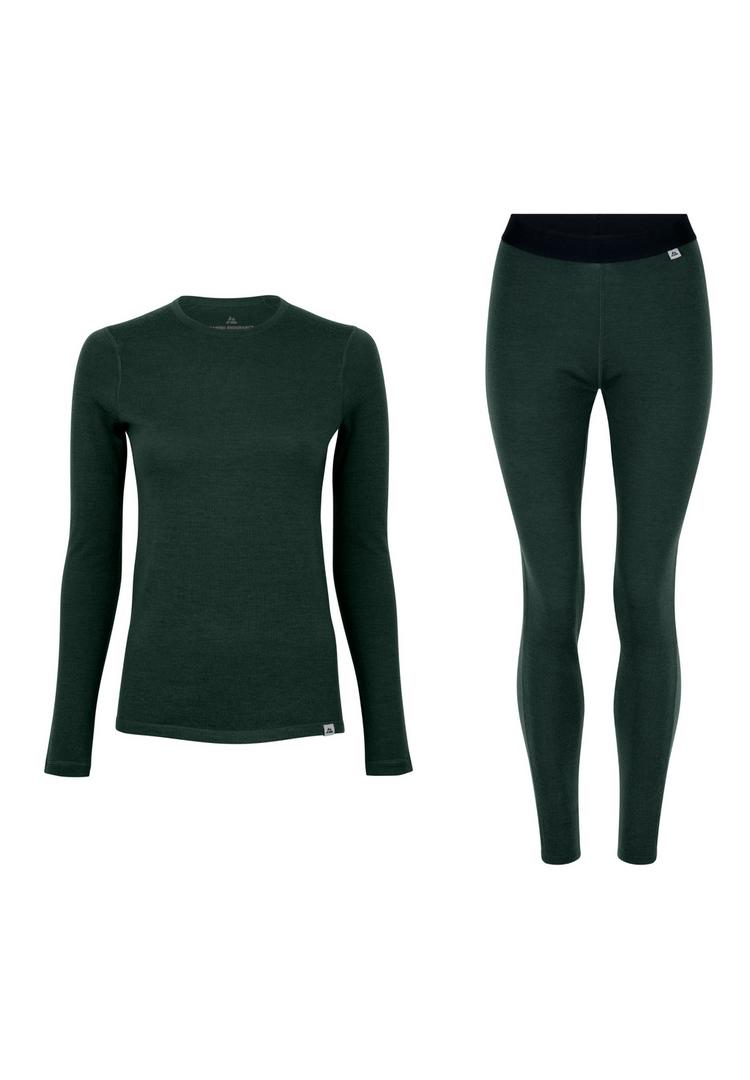 DANISH ENDURANCE DANISH ENDURANCE Merino Baselayer W&auml;scheset Damen - dark green - 0 | SportScheck