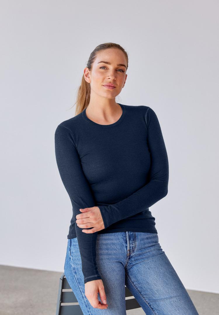 DANISH ENDURANCE DANISH ENDURANCE Merino Baselayer W&auml;scheset Damen - dark navy - 2 | SportScheck