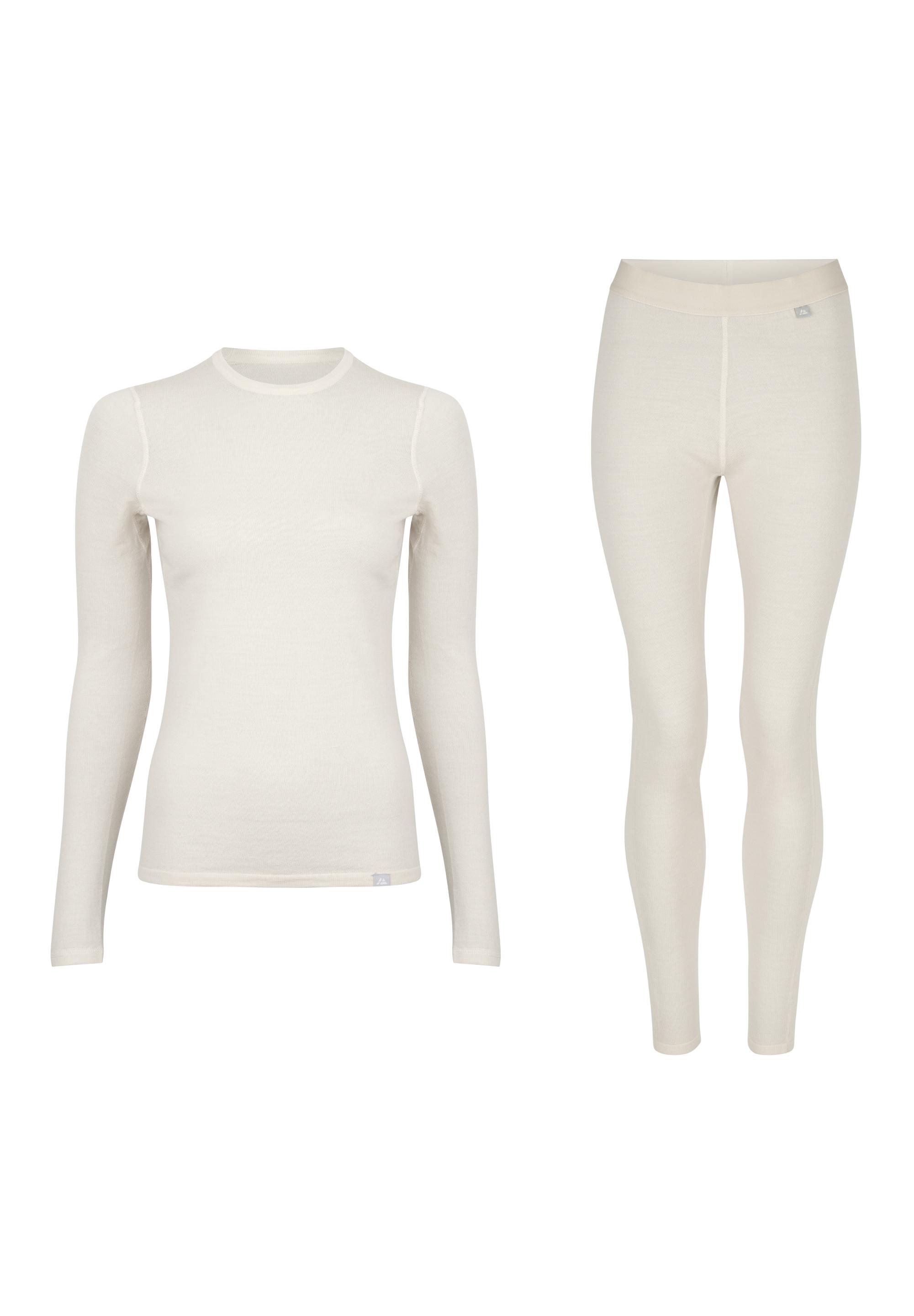 DANISH ENDURANCE Merino Baselayer W&auml;scheset Damen - offwhite