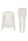 DANISH ENDURANCE Merino Baselayer W&auml;scheset Damen - offwhite
