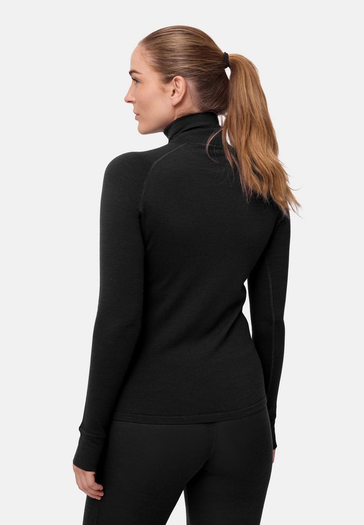 DANISH ENDURANCE DANISH ENDURANCE Merino Halfzip Langarmshirt Damen - schwarz - 1 | SportScheck