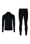 DANISH ENDURANCE Thermal w/ Halfzip W&auml;scheset Herren - schwarz