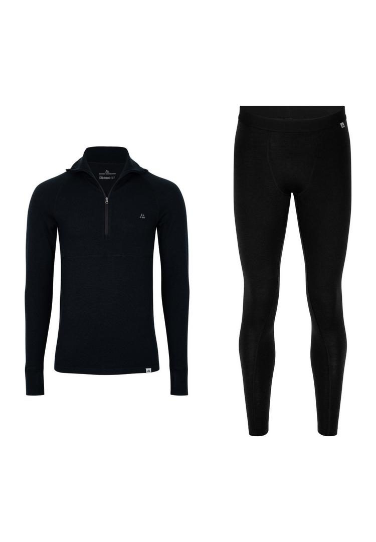 DANISH ENDURANCE DANISH ENDURANCE Thermal w/ Halfzip W&auml;scheset Herren - schwarz - 0 | SportScheck